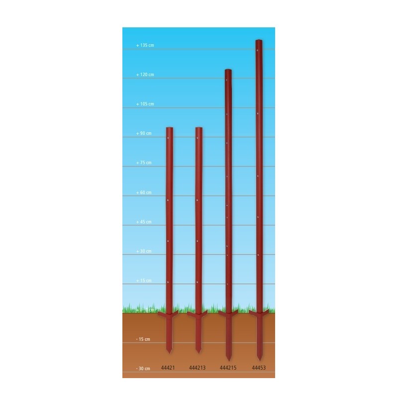 Winkelstahlpfahl 115 cm x 2 mm - 10/1